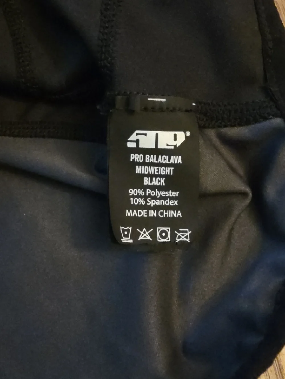 Black Balaclava Face Mask with Breath Vent